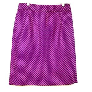 Banana Republic Rare Skirt Size 4 Fuchsia and Navy